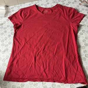 Sonoma Large Every Day Tee Red Short Sleeve T Shirt